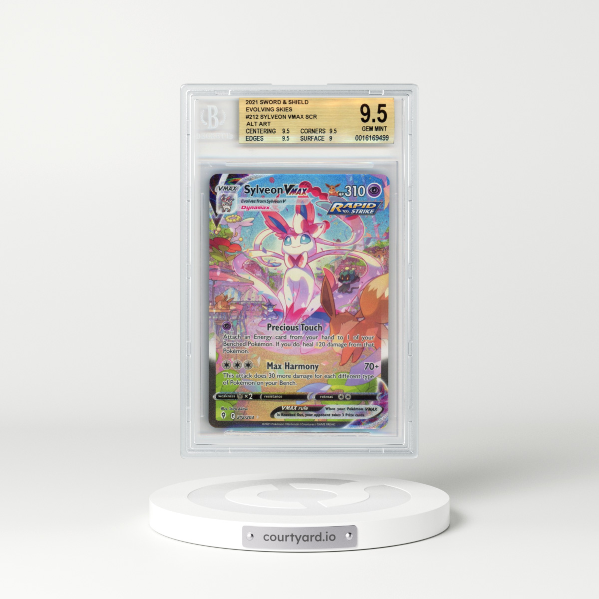 BGS 9.5 Sylveon vmax Scr Japanese vmax selling climax